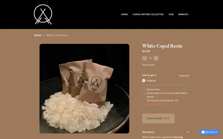 /product/white-copal-resin/4 — Curios Nature & Co