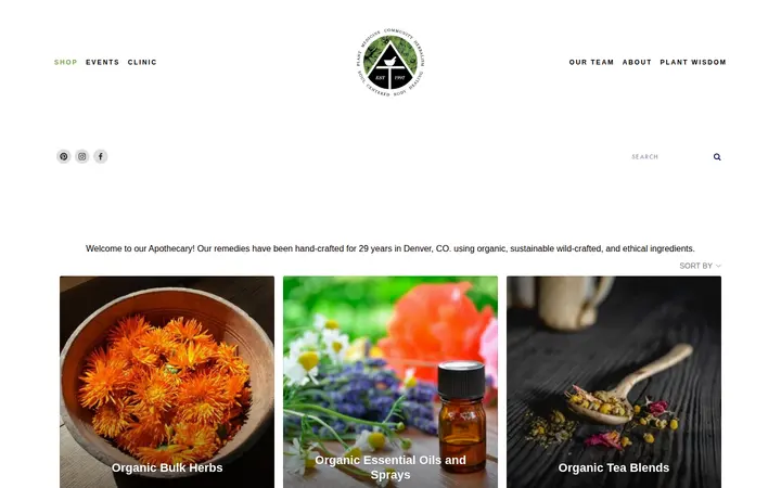 /shop — Apothecary Tinctura