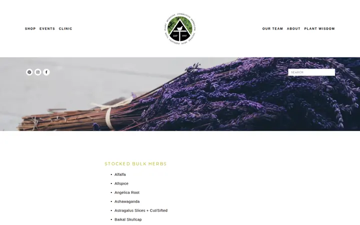 /bulk-herbs — Apothecary Tinctura