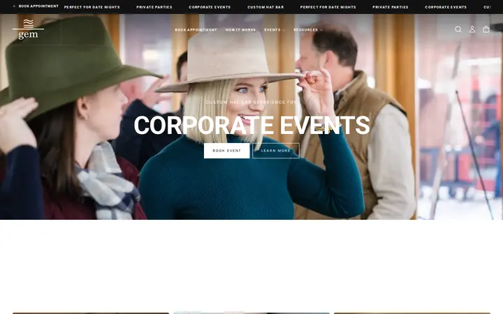 /pages/corporate-event-hat-bar — Gem Hats