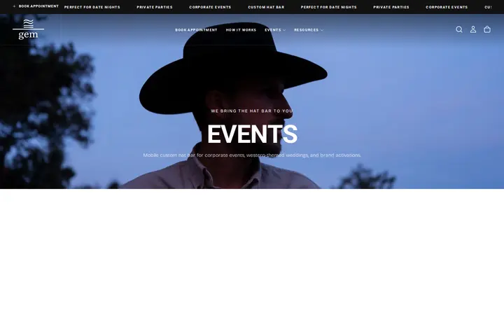 /pages/events — Gem Hats