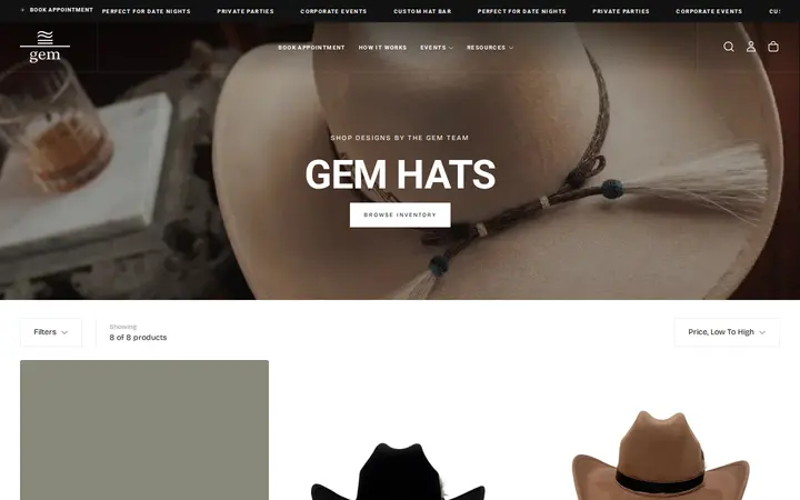 /collections/pre-made-hats — Gem Hats