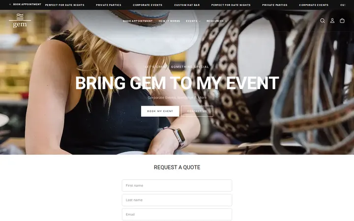 /pages/book-my-event — Gem Hats