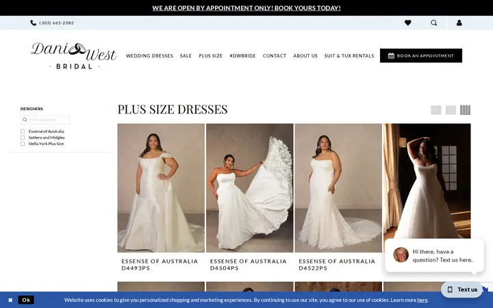 /collections/plus — Dani West Bridal Boutique