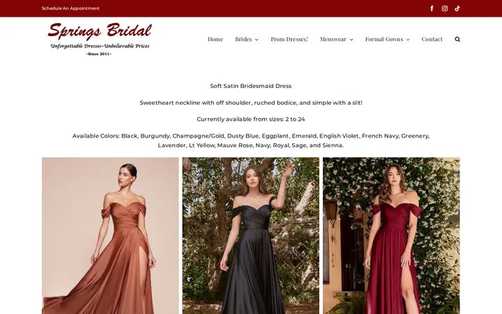 /7493-2 — Springs Bridal