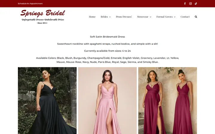 /7485-2 — Springs Bridal