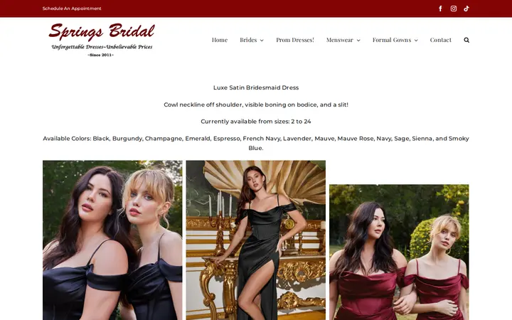 /7492-2 — Springs Bridal