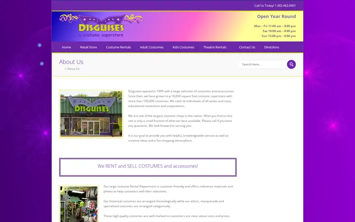 /about-us — Disguises A Costume Superstore