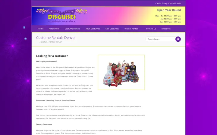 /costume-rentals — Disguises A Costume Superstore