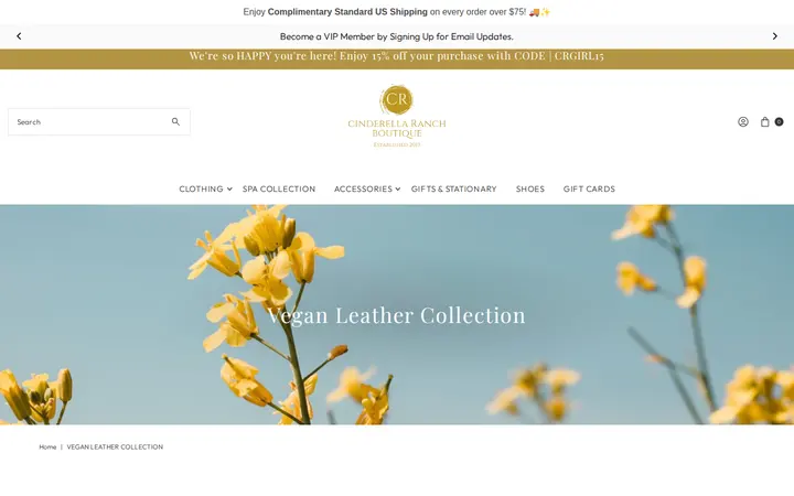 /collections/vegan-leather-collection — Cinderella Ranch Boutique