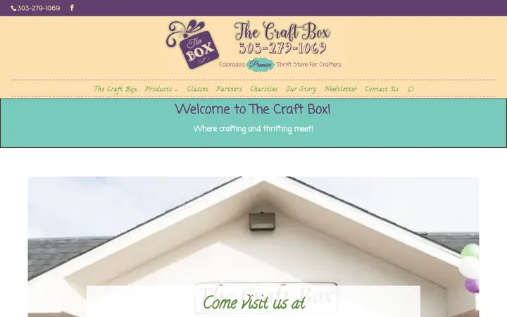 Website of The Craft Box