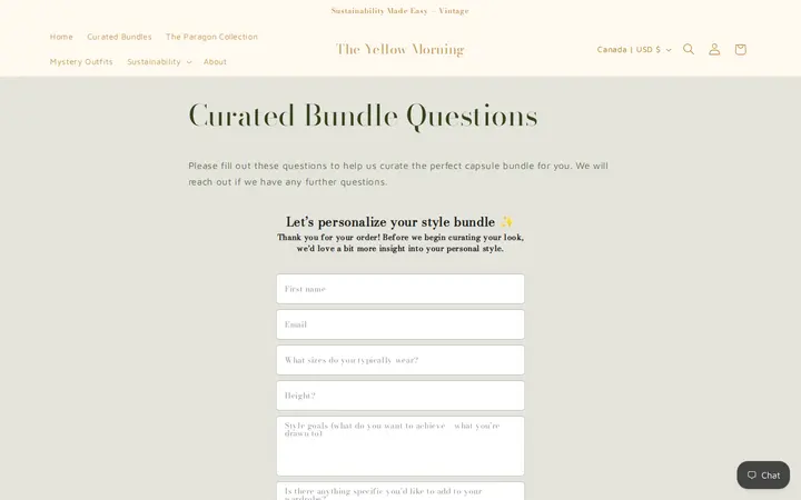 /pages/curated-bundle-questions — The Yellow Morning