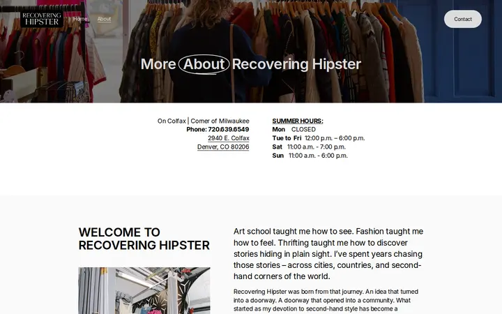 /about — Recovering Hipster