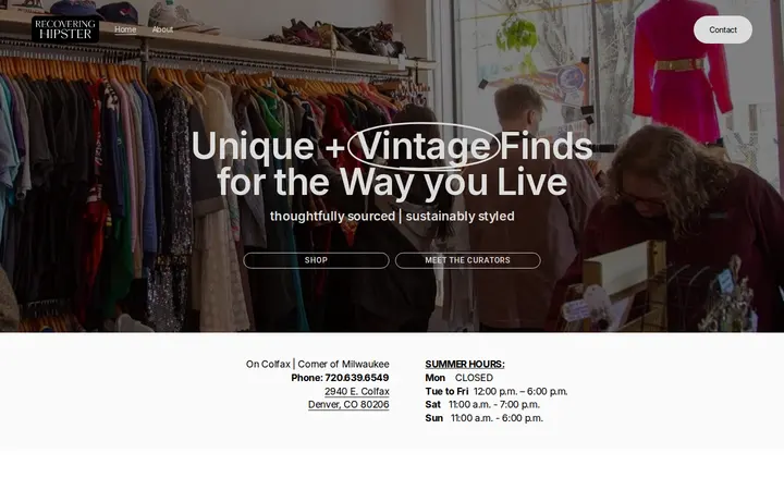 Website of Recovering Hipster