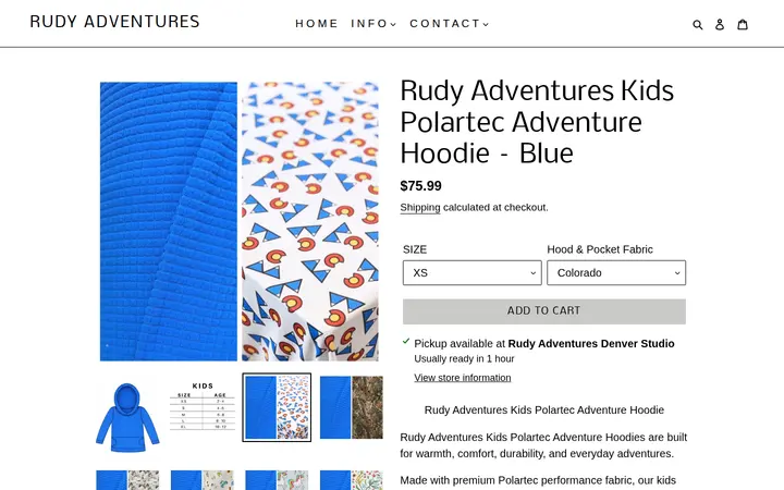 /collections/blue-collection/products/rudy-adventures-kids-polartec-adventure-hoodie-blue-1 — Rudy Adventures