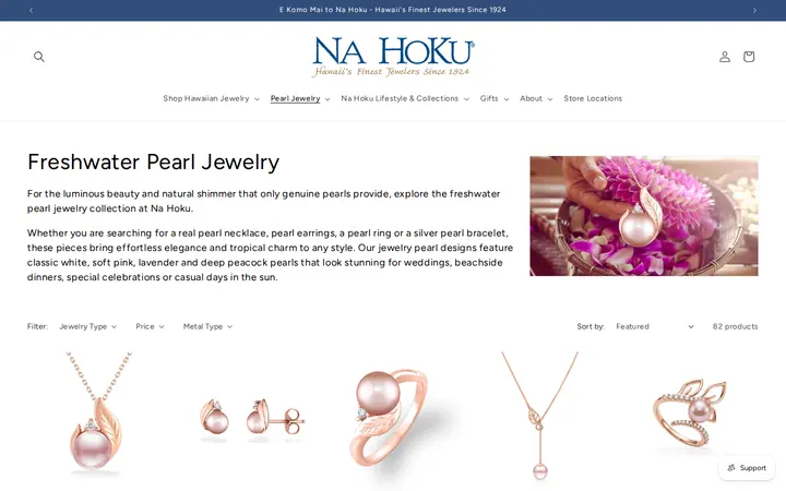 /collections/freshwater-pearl-jewelry — Na Hoku - Hawaii's Finest Jewelers Since 1924