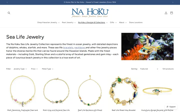 /collections/sea-life-jewelry — Na Hoku - Hawaii's Finest Jewelers Since 1924