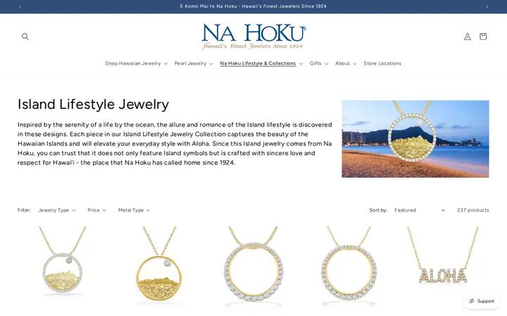 /collections/island-lifestyle-jewelry — Na Hoku - Hawaii's Finest Jewelers Since 1924