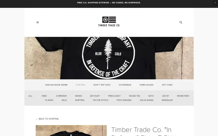 /shirting/timber-trade-co-in-defense-shop-t-shirt-in-black — Timber Trade Company