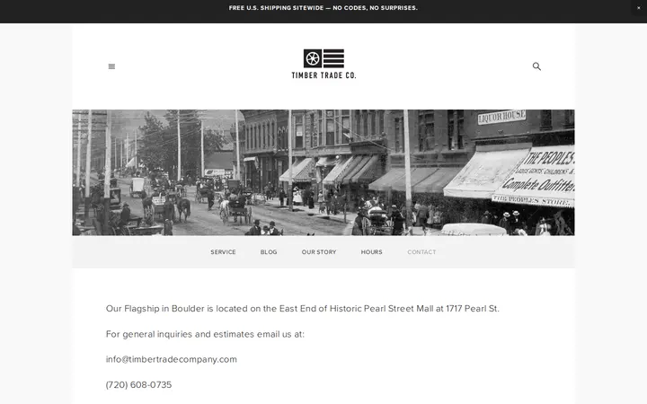 /location — Timber Trade Company