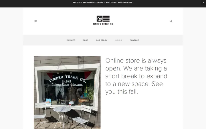 /hours — Timber Trade Company