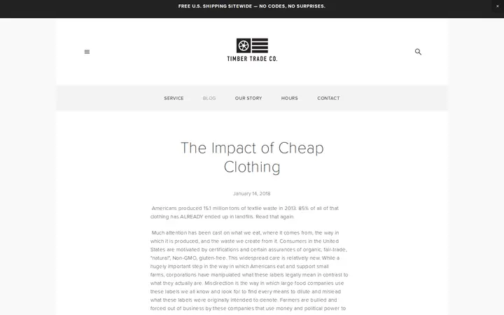/blog-1/2018/1/14/the-impact-of-cheap-clothing — Timber Trade Company