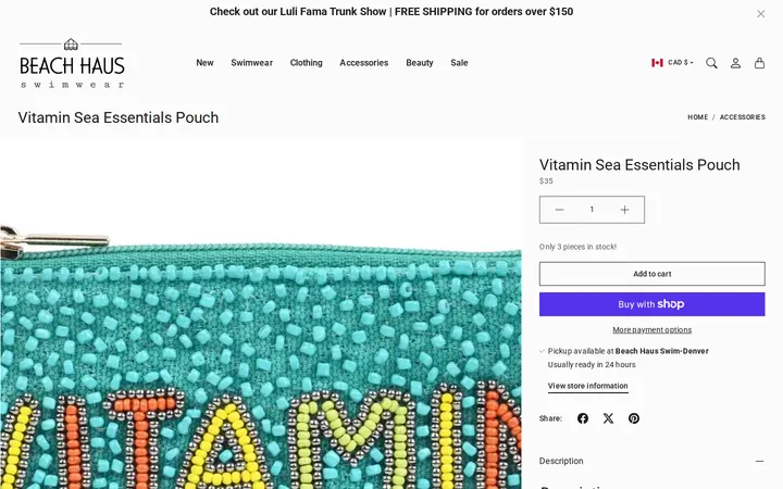 /en-ca/collections/accessories/products/vitamin-sea-essentials-pouch — Beach Haus Swimwear