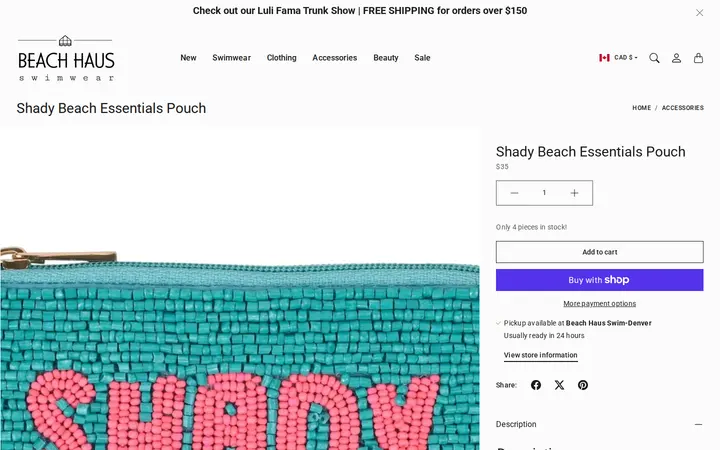 /en-ca/collections/accessories/products/shady-beach-essentials-pouch — Beach Haus Swimwear