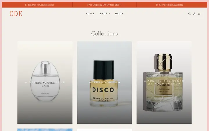 /collections — Ode To Perfume