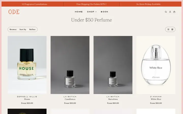 /collections/under-50-perfume — Ode To Perfume
