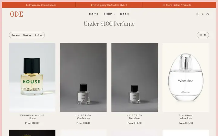 /collections/under-100-perfume — Ode To Perfume