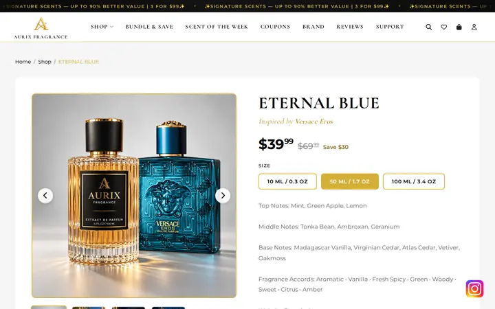 /product/2x4FWbEbXVK9Fxm7PnWh — Aurix fragrance