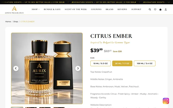 /product/8Xi6yYGhJuDVuL3qhUin — Aurix fragrance