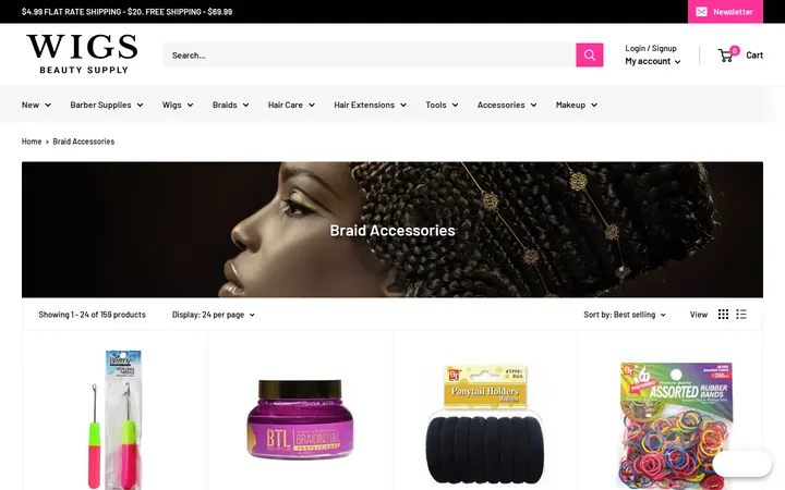 /collections/braid-accessories — Wigs Beauty & Barber Supply
