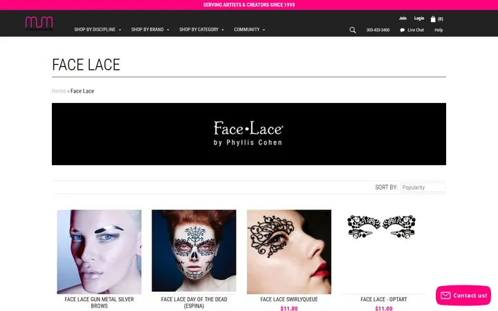 /collections/face-lace — MakeUpMania