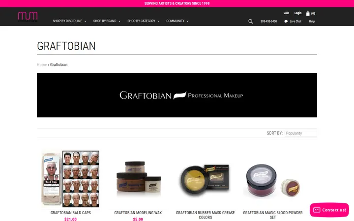 /collections/graftobian — MakeUpMania