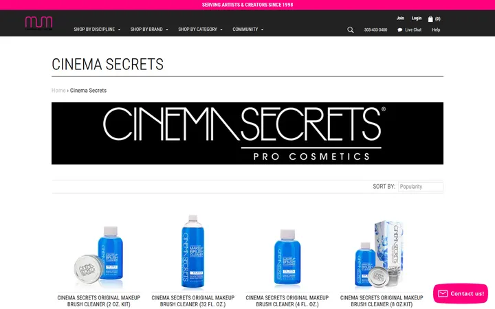 /collections/cinema-secrets — MakeUpMania