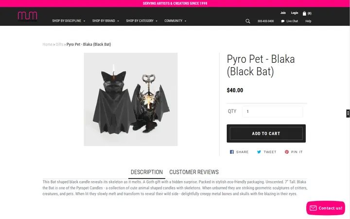 /collections/gifts/products/pyro-pet-blaka-black-bat — MakeUpMania