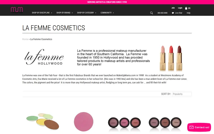/collections/la-femme-cosmetics — MakeUpMania