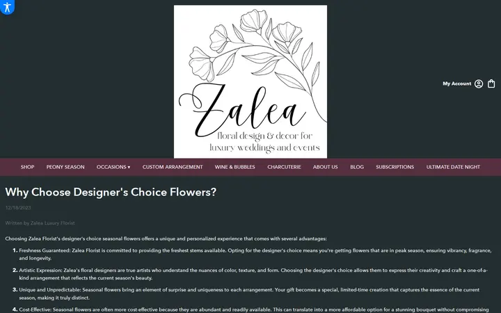 /blog/why-choose-designer-s-choice-flowers-9454 — Zalea Flowers (located inside the plant gallery)