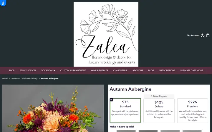 /centennial-zalea-luxury-florist/autumn-aubergine.html — Zalea Flowers (located inside the plant gallery)