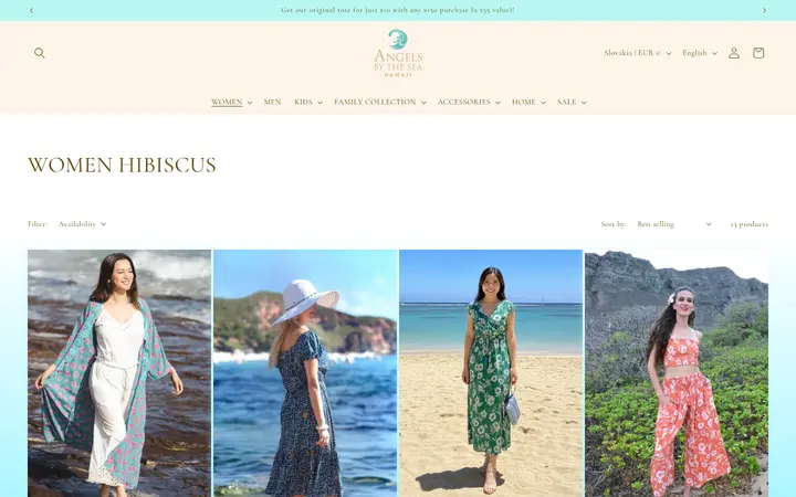 /collections/womens-hibiscus — Angels by the Sea Hawaii