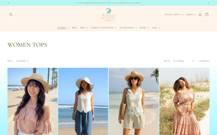 /collections/tops-tunics — Angels by the Sea Hawaii