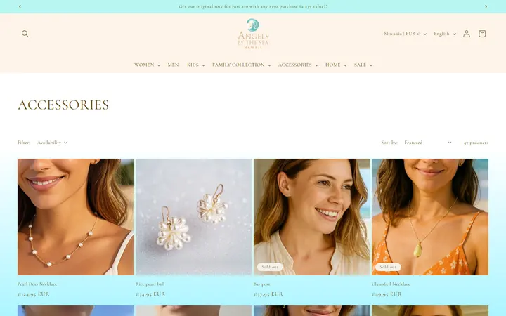 /collections/accessories-1 — Angels by the Sea Hawaii