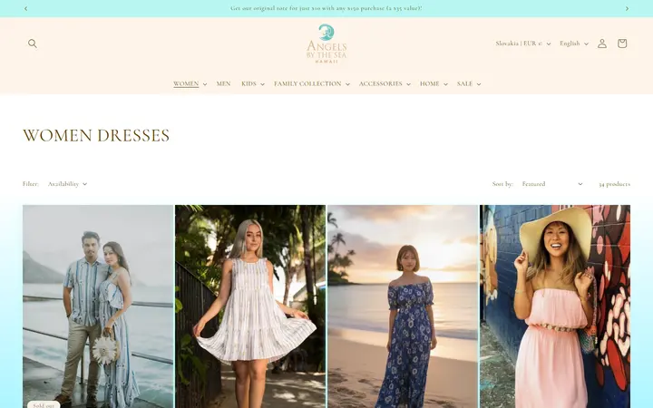 /collections/dresses — Angels by the Sea Hawaii