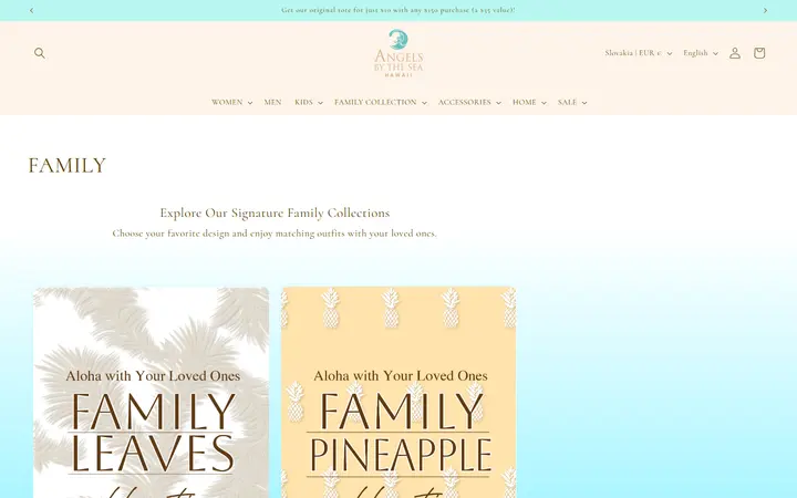 /collections/family-collection-1 — Angels by the Sea Hawaii