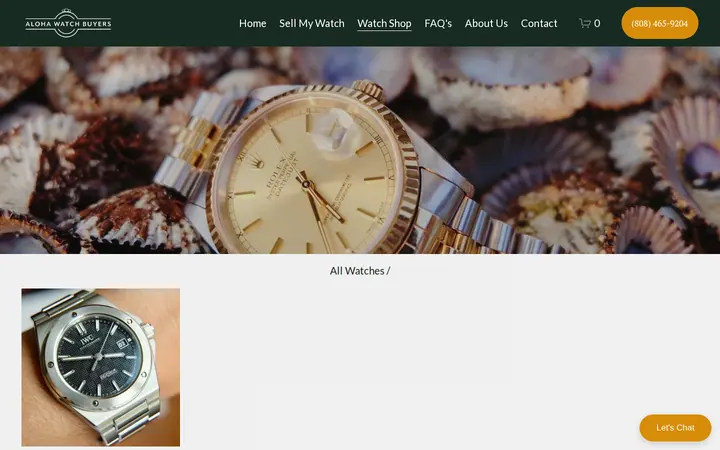 /watch-shop/iwc — Aloha Watch Buyers