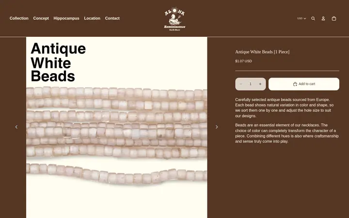 /products/white-beads — ALOHA Reminiscence Hawaii
