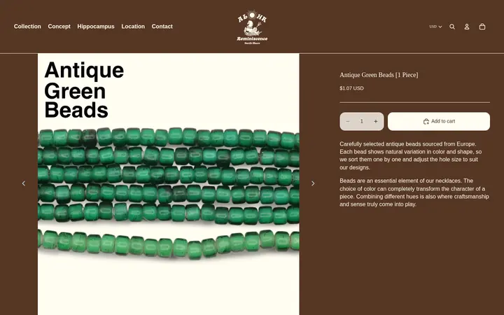 /products/green-beads — ALOHA Reminiscence Hawaii