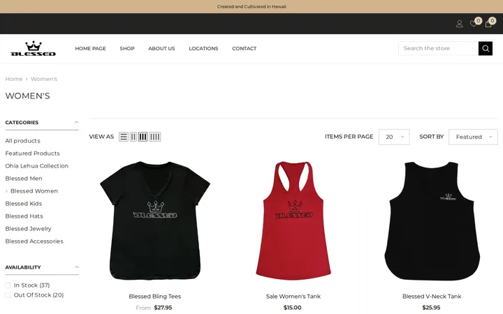 /collections/womens — The Blessed Life